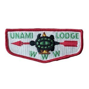 Boy Scouts BSA Unami Lodge WWW Order Of The Arrow Turtle Vintage Patch Issue